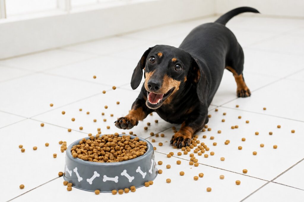 Dogs Playing with Food: When It’s Harmless and When You Need a Vet
